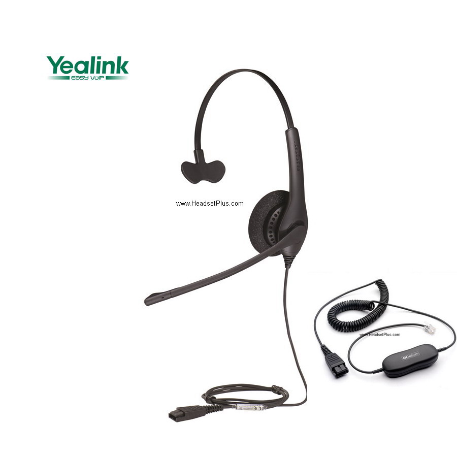 jabra biz 1500 mono yealink certified headset view